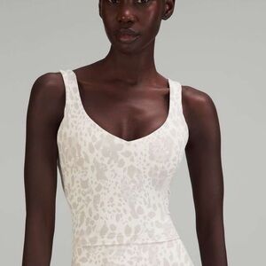 Lululemon Align Tank Top - Cheetah Camo White Multi